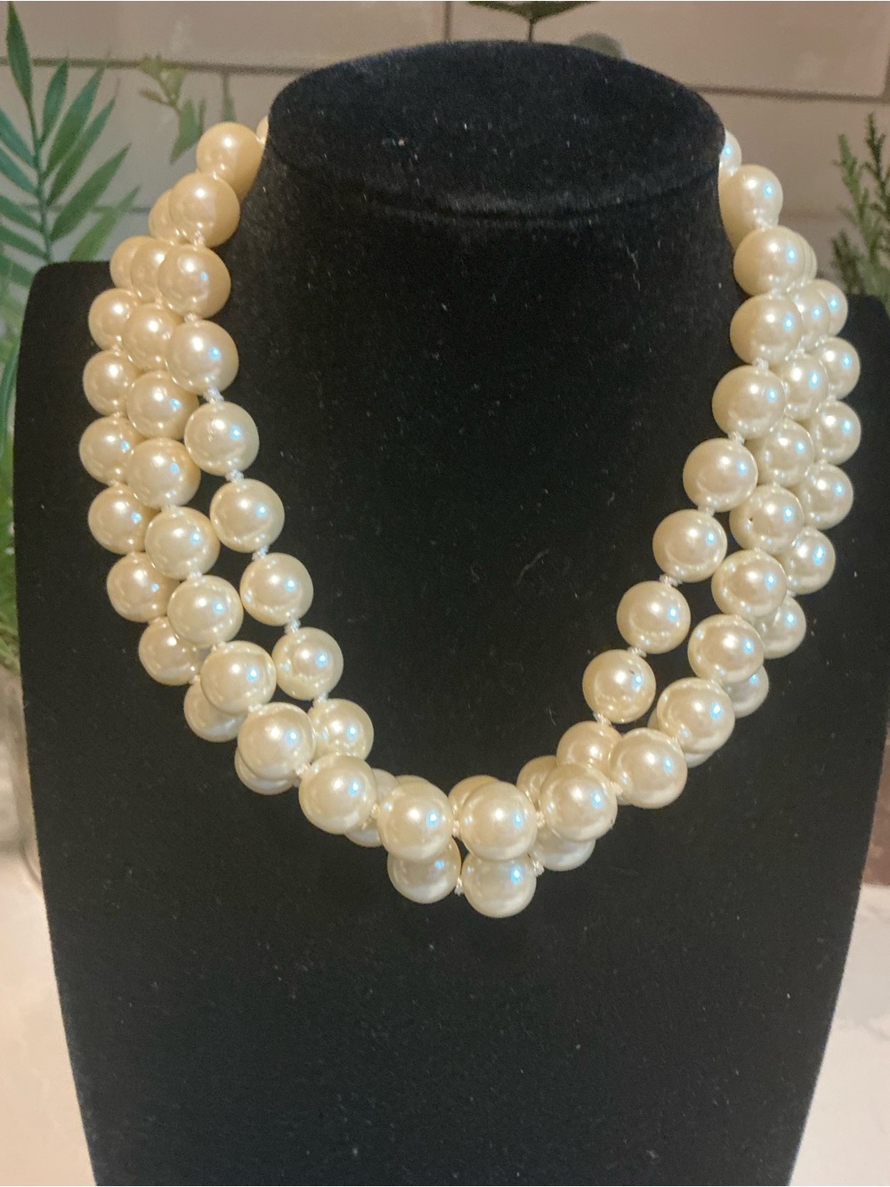 Classic Cream Pearl Multi-Strand Necklace